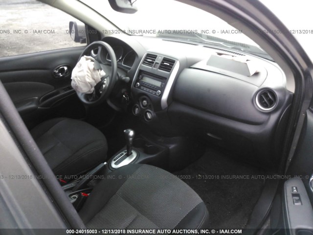 3N1CN7AP5EL869287 - 2014 NISSAN VERSA S/S PLUS/SV/SL BROWN photo 5