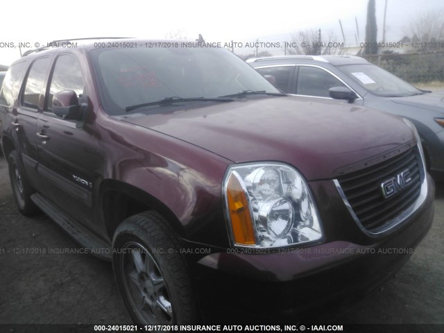 1GKFK13058R268849 - 2008 GMC YUKON MAROON photo 1