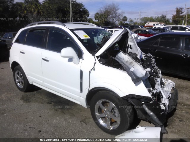 3GNAL3E57CS590011 - 2012 CHEVROLET CAPTIVA SPORT/LT WHITE photo 1