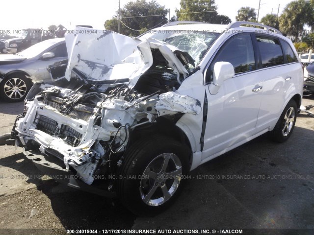 3GNAL3E57CS590011 - 2012 CHEVROLET CAPTIVA SPORT/LT WHITE photo 2