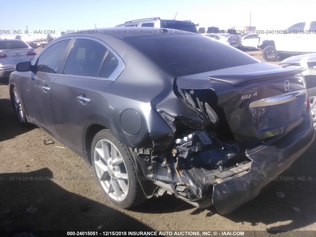 1N4AA51E59C812260 - 2009 NISSAN MAXIMA S/SV GRAY photo 3