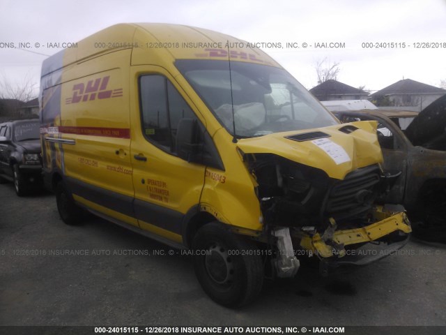 1FTNR2XM5FKA23447 - 2015 FORD TRANSIT T-250 YELLOW photo 1