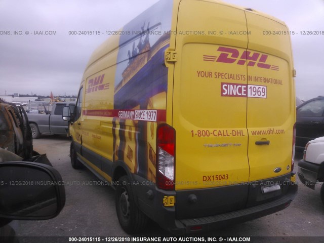 1FTNR2XM5FKA23447 - 2015 FORD TRANSIT T-250 YELLOW photo 3