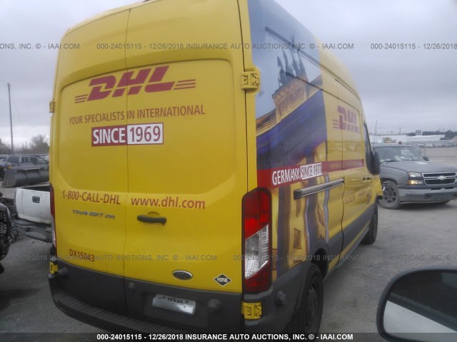 1FTNR2XM5FKA23447 - 2015 FORD TRANSIT T-250 YELLOW photo 4