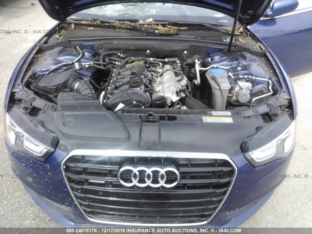 WAULFAFH7DN012635 - 2013 AUDI A5 PREMIUM PLUS Dark Blue photo 10