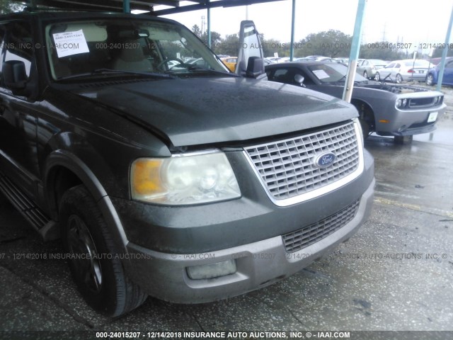 1FMPU17L74LB62300 - 2004 FORD EXPEDITION EDDIE BAUER GREEN photo 6