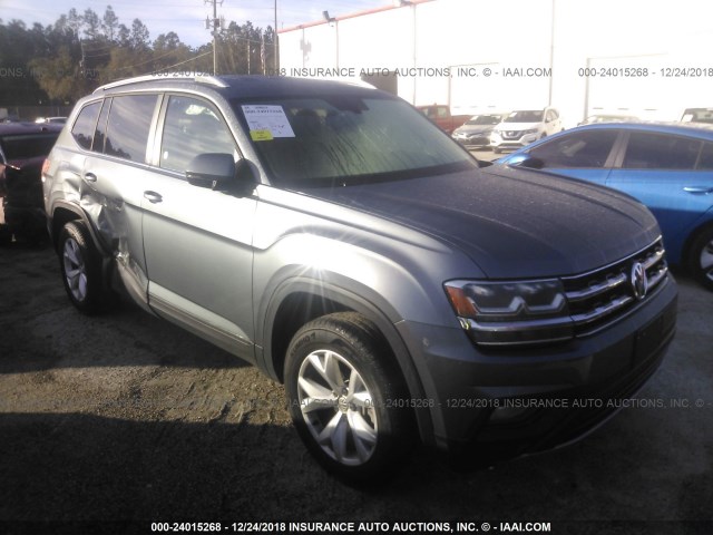 1V2CR2CA6JC565810 - 2018 VOLKSWAGEN ATLAS SE BLUE photo 1