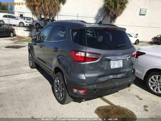 MAJ6P1WL5JC196472 - 2018 FORD ECOSPORT TITANIUM GRAY photo 16