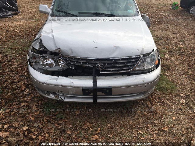 4T1BF28B93U277845 - 2003 TOYOTA AVALON XL/XLS SILVER photo 6