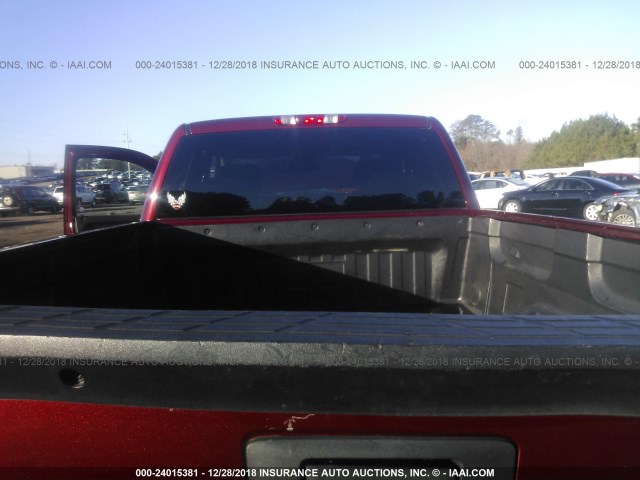 1GTR1VE09DZ138194 - 2013 GMC SIERRA C1500 SLE RED photo 8