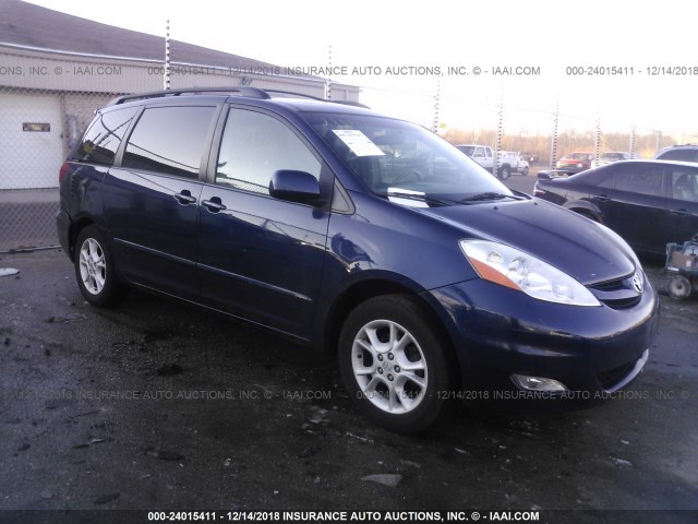 5TDZA22C56S435657 - 2006 TOYOTA SIENNA XLE/XLE LIMITED BLUE photo 1