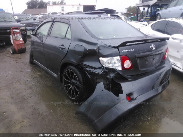 2T1BU40E09C047659 - 2009 TOYOTA COROLLA S/LE/XLE GRAY photo 6