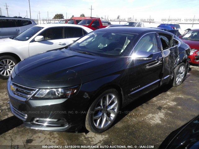 2G1125S34J9141947 - 2018 CHEVROLET IMPALA PREMIER GRAY photo 2