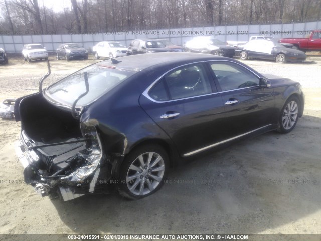 JTHCL5EF6B5012267 - 2011 LEXUS LS 460 GRAY photo 4