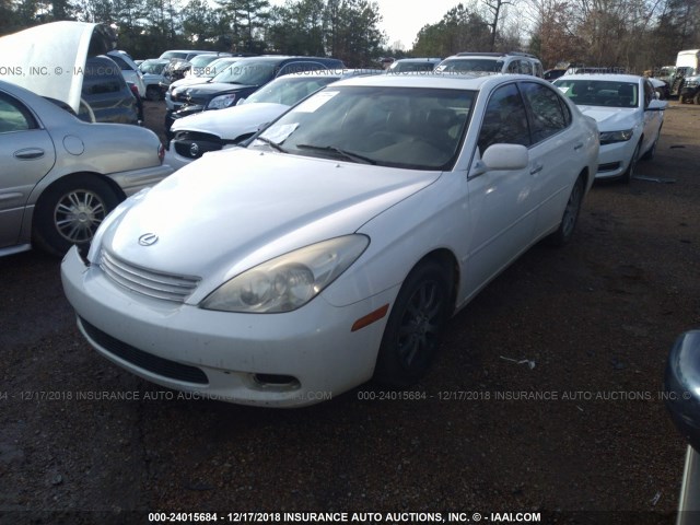 JTHBA30G145024710 - 2004 LEXUS ES 330 WHITE photo 2