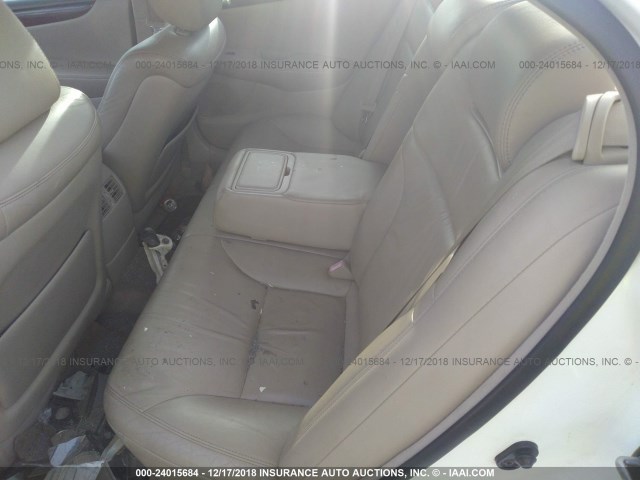 JTHBA30G145024710 - 2004 LEXUS ES 330 WHITE photo 8