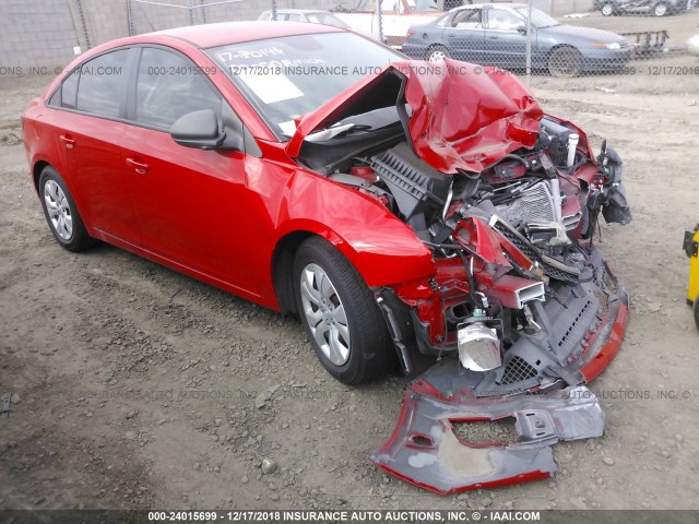 1G1PA5SH8E7311758 - 2014 CHEVROLET CRUZE LS RED photo 1