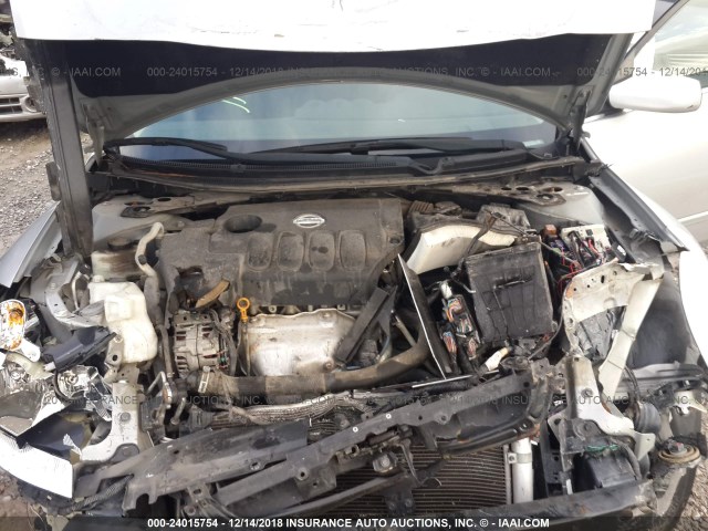 1N4AL2AP8CN456585 - 2012 NISSAN ALTIMA SILVER photo 10