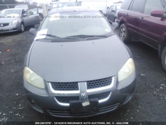 1B3AL76R85N510568 - 2005 DODGE STRATUS R/T GRAY photo 6