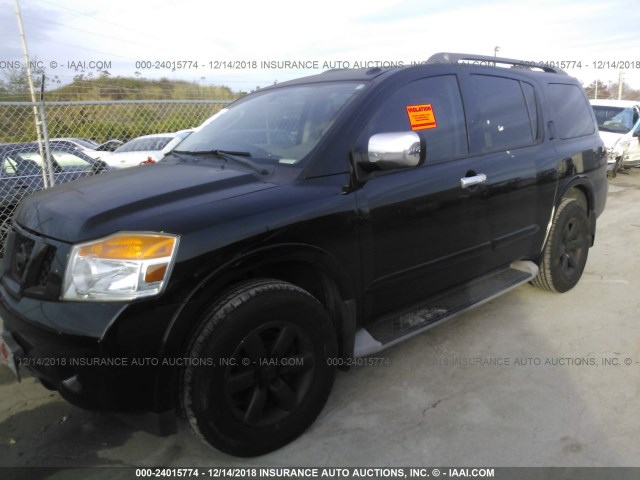 5N1AA0NCXBN618173 - 2011 NISSAN ARMADA SV/SL/PLATINUM BLACK photo 2