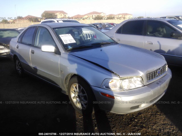 YV1VS27514F084050 - 2004 VOLVO S40 1.9T SILVER photo 1