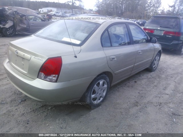 KMHDN46D36U370893 - 2006 HYUNDAI ELANTRA GOLD photo 4