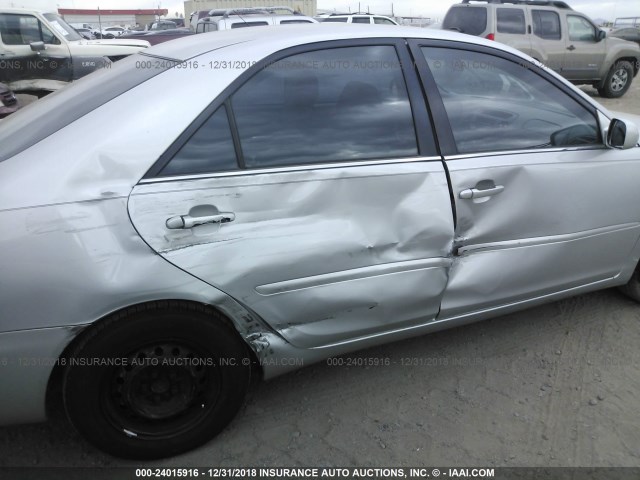 4T1BE32K06U105953 - 2006 TOYOTA CAMRY LE/XLE/SE SILVER photo 6