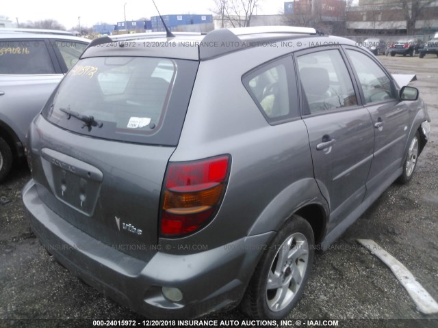 5Y2SL65887Z436487 - 2007 PONTIAC VIBE GRAY photo 4