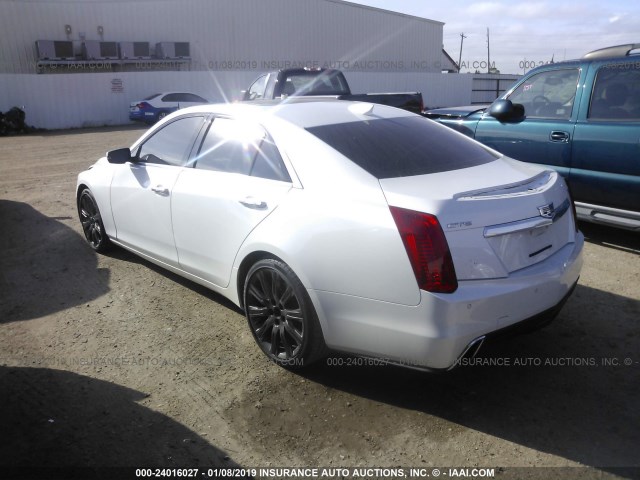 1G6AR5SX7J0126684 - 2018 CADILLAC CTS LUXURY WHITE photo 3