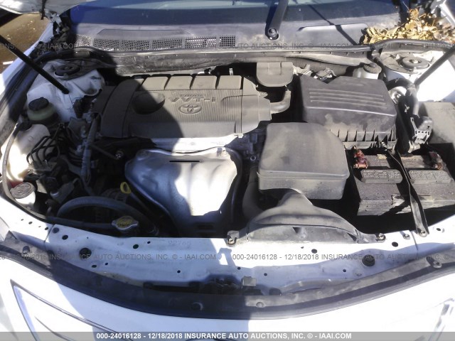4T4BF3EK2BR154709 - 2011 TOYOTA CAMRY SE/LE/XLE 白色 照片 10
