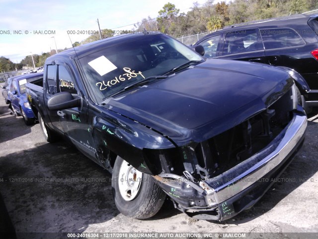 1GCEC19J48Z243669 - 2008 CHEVROLET SILVERADO C1500 BLACK photo 1