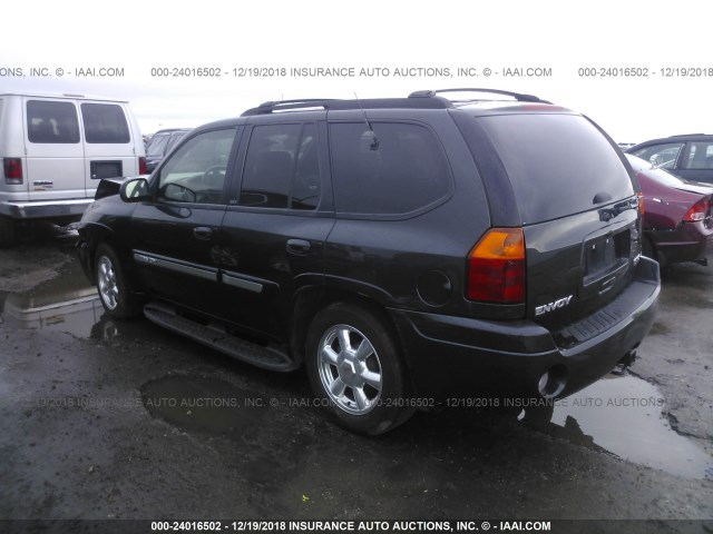 1GKDT13SX32292975 - 2003 GMC ENVOY BLACK photo 3