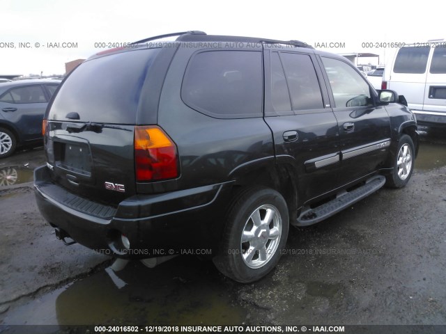 1GKDT13SX32292975 - 2003 GMC ENVOY BLACK photo 4