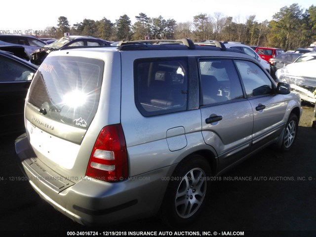 JF1SG67605H712699 - 2005 SUBARU FORESTER 2.5XS LL BEAN TAN photo 4