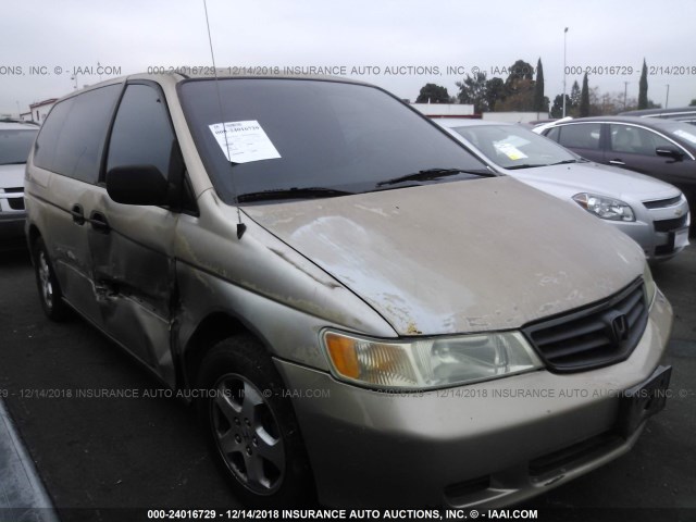 2HKRL18572H532596 - 2002 HONDA ODYSSEY LX GOLD photo 1