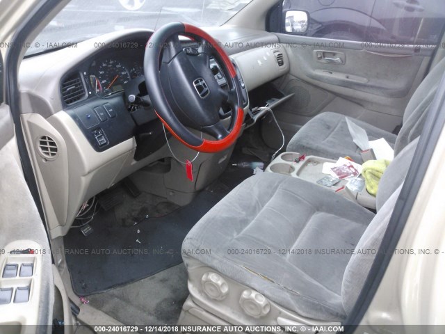 2HKRL18572H532596 - 2002 HONDA ODYSSEY LX GOLD photo 5