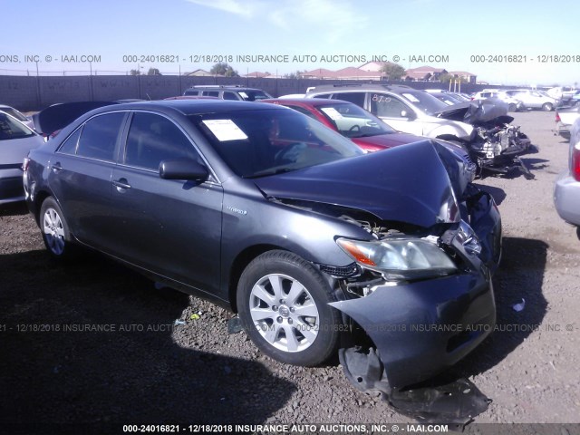 4T1BB46K49U067463 - 2009 TOYOTA CAMRY HYBRID GRAY photo 1