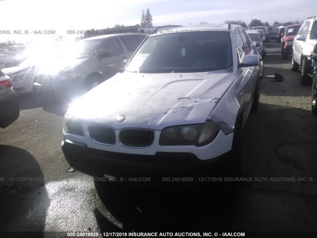 WBXPA73434WC36900 - 2004 BMW X3 2.5I SILVER photo 6