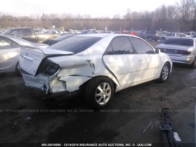 4T1BF30K86U623681 - 2006 TOYOTA CAMRY LE/XLE/SE WHITE photo 4