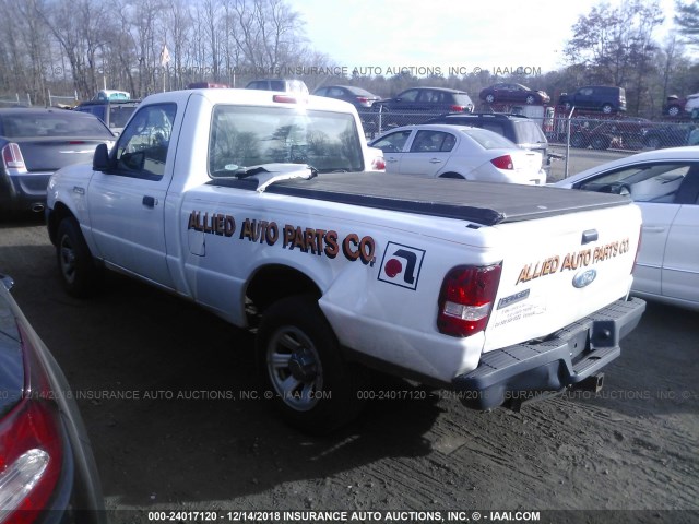 1FTKR1AD0APA24264 - 2010 FORD RANGER WHITE photo 3