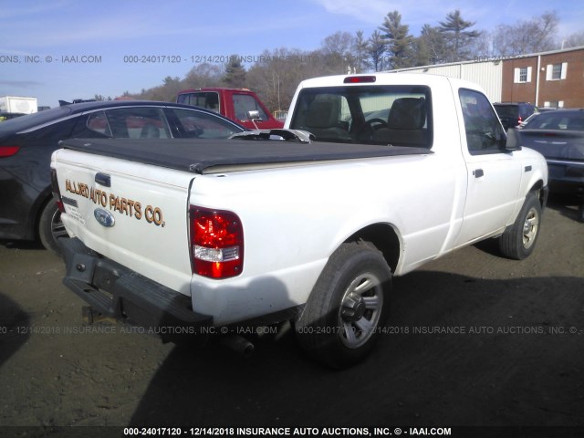 1FTKR1AD0APA24264 - 2010 FORD RANGER WHITE photo 4