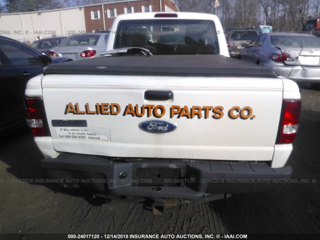 1FTKR1AD0APA24264 - 2010 FORD RANGER WHITE photo 8