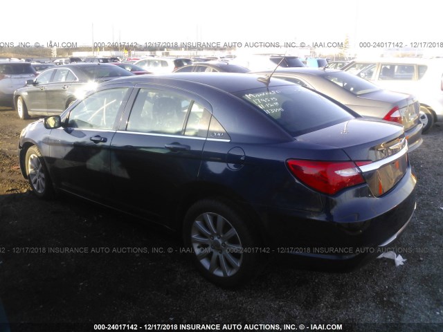 1C3CCBBB4EN179575 - 2014 CHRYSLER 200 TOURING Navy photo 3