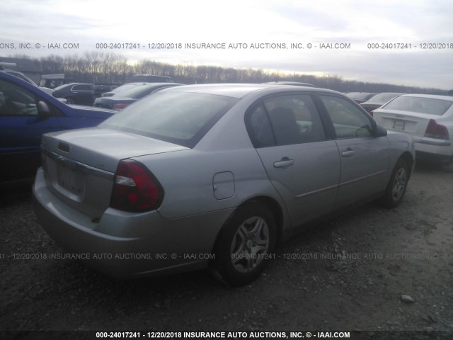 1G1ZS58FX8F142171 - 2008 CHEVROLET MALIBU LS 银色 照片 4