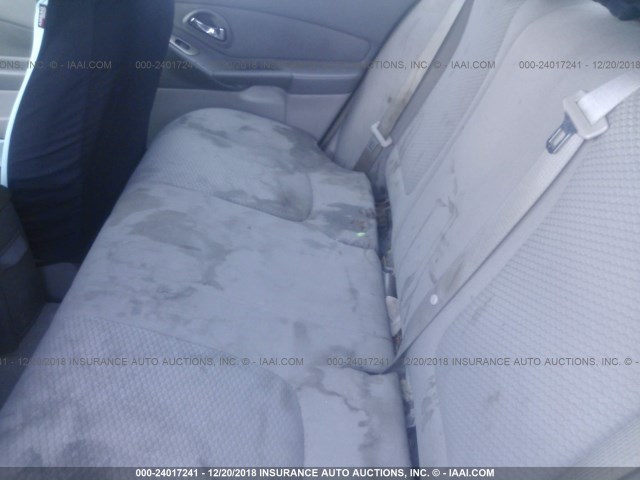 1G1ZS58FX8F142171 - 2008 CHEVROLET MALIBU LS 银色 照片 8