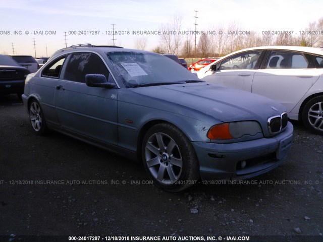 WBABN33481JW58085 - 2001 BMW 325 CI BLUE photo 1
