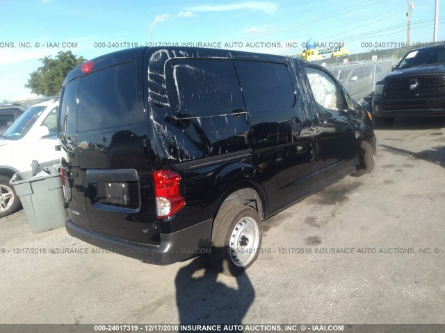 3N63M0YN0JK697386 - 2018 CHEVROLET CITY EXPRESS LS BLACK photo 4