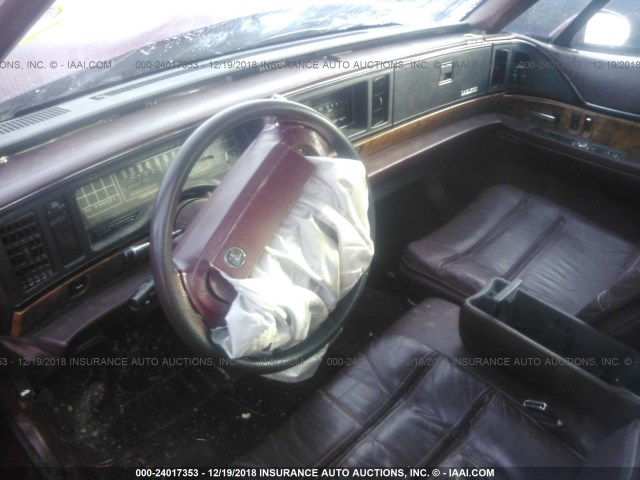 1G4HR53L5NH449772 - 1992 BUICK LESABRE LIMITED BURGUNDY photo 5