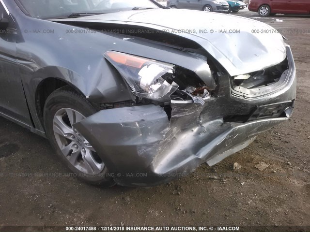 1HGCP2F69CA124428 - 2012 HONDA ACCORD SE GRAY photo 6