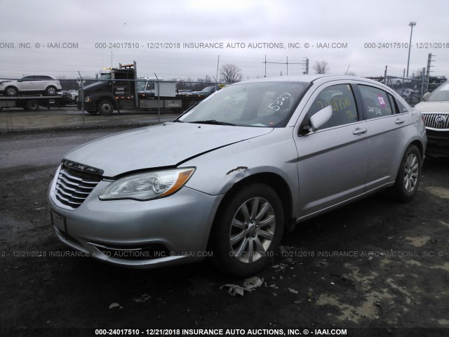 1C3BC1FB2BN525327 - 2011 CHRYSLER 200 TOURING SILVER photo 2